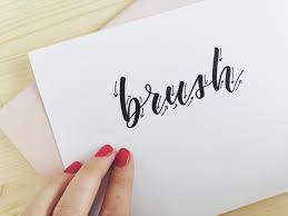 Lerne dein neues kreatives hobby bequem von zu hause aus. Brush Lettering Lernen Ubungen Fur Anfanger Rosy Grey