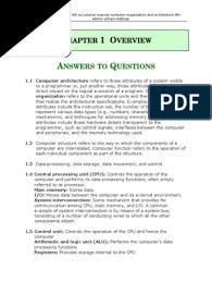 This information will evaluation how to define the very best books computer organization and embedded systems s on associations or the proper partnership guidance utilizing your intuition. Solution Manual Computer Organization And Architecture 9th Edition William Stallings Pdf Central Processing Unit Computer Data Storage