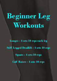 Beginner Complete Leg Workouts Simple Beginner Workout