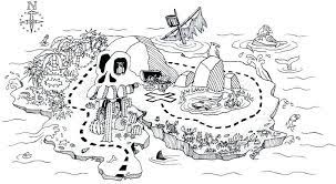 Set sail with this pirate map coloring page. Treasure Map Coloring Page Printable Treasure Maps Coloring Pages Cute Coloring Pages