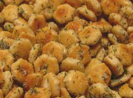 Oyster Cracker Snacks Croutons Recipes Food Oyster Crackers Recipe