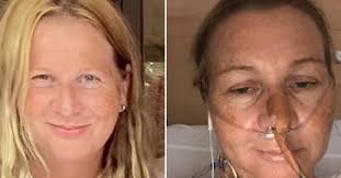 I started to get really sharp pains in my stomach and it became distended' 