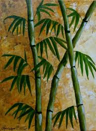 Bamboo Painting Bamboo Fine Art Print Bamboo Art Bamboo Drawing Mural Painting