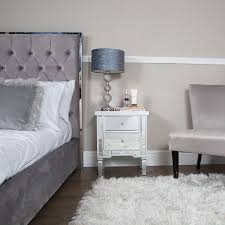 Check spelling or type a new query. Georgia Silver Mirrored Chest Of 2 Drawer Bedside Cabinet Lamp Table Picture Perfect Home
