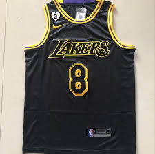 The lakers wore their purple jerseys leading to the warriors to wear their traditional home yellow in the big picture, jersey color is a seemingly minor thing to focus on especially as the lakers are in the kobe on espn ranking: Kobe Bryant 8 Los Angeles Lakers City Edition Black Jersey With Love Path
