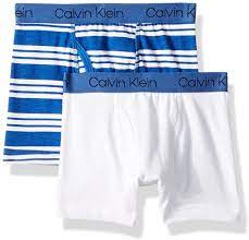 · returns accepted by mail and in store within 45 days of the shipment date. Calvin Klein Boys Boys Assorted Boxer Briefs Pack Of 2 Amazon Ca Clothing Accessories