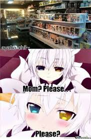 This Literally Happened To Me The Other Day First Time I Found Out There Is A Hop That Sells Anime Merchandise In Town Xd Anime Anime Funny Otaku Anime