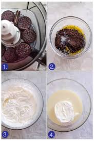 Bahan buat aiskrim oreo tanpa telur yang simple: Five Ingredient Oreo Ice Cream Cake Dani S Cookings
