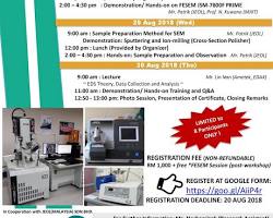 Image of UTM specimen preparation