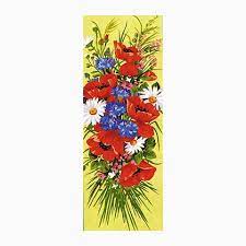 Omaggio floreale realizzato con fiori tipo di campo bianco, giallo e rosa. Bouquet Di Fiori Di Campo Da Margot De Paris Mezzopunto E Canvas Kit Casa Cenina