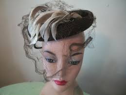 Vintage 1949 Fashion: Helmet Cloche Hat and Bolero Suit