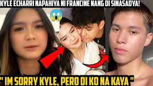 FRANCINE DIAZ NAPAHIYA NG DI SINASADYA ANG EX-LOVE TEAM NA SI KYLE ECHARRI!  NAKAKAAWA AT MALUNGKOT!