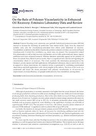 If you are on ios 11, your device will ask you to enter the passcode. Pdf On The Role Of Polymer Viscoelasticity In Enhanced Oil Recovery Extensive Laboratory Data And Review