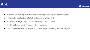 If you want to download the packages directly, see download odbc. Exploiting Alpine Linux From Vulnerability To Code Execution Speaker Deck
