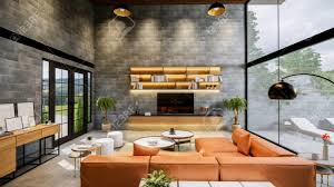 Luxury kitchen designs with modern accents usually concentrate on a few factors. 3d Rendering Interior House Modern Open Living Space With Kitchen Loft Stock Photo Picture And Royalty Free Image Image 145383118