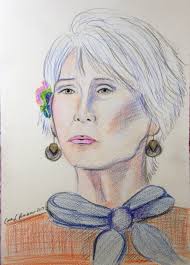 Drawing Wanda Williams 10-18-19 — The Pretentious Cleveland Portrait  Artists.