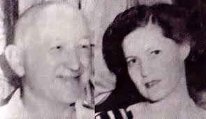 John Wallace & wife Josephine in '48... and her message added to his  gravestone after his execution.