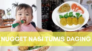 Sup daging sapi (bisa untuk balita. Nugget Nasi Tumis Daging Mpasi 11 Bulan Youtube