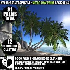 Check spelling or type a new query. Second Life Marketplace Palm Trees Beach Edge Palm Clusters Palm Trees Ultra Low Prim Coco Palms M T