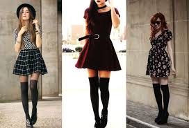 Thigh High Socks Outfit Ideas Kadininmodasi Org In 2020 90s Fashion Outfits 90s Inspired Outfits 90s Fashion Women