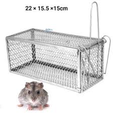Lồng Bẫy Bắt Chuột bằng sắt chắc chắn 22 x 15.5 x 15cm