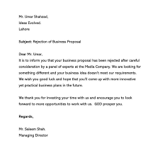 Business Proposal Rejection Letter Samples (How To Decline)