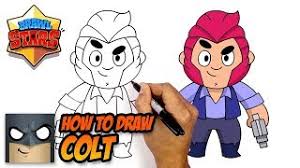 Imprime le dessin poco brawl stars sans dépenser le moindre sous. How To Draw Brawl Stars Colt Step By Step Youtube