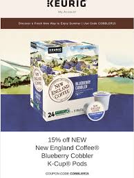 New england coffee® keurig® hot blueberry cobber 1 cups reviews 2020 these pictures of this page are about:new england blueberry coffee pods. Keurig New England Coffee Blueberry Cobbler Is Here Milled