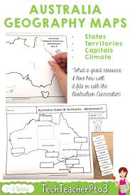 Australia Mapping States Territories And Capitals Map Activities Elementary Special Education Activities Australian Curriculum
