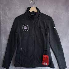 The North Face Grey Zip Up Fleece Jacket Amazon Prime Employee SAN3 Logo  Small | eBay