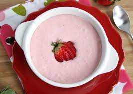 Chilled Strawberry Soup Strawberry Soup Fruit Dessert Recipes Mug Recipes