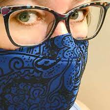 Learn how to make a fabric face mask, elastic or tie. Fitted Face Mask Pattern For Glasses Made By Barb Free Download