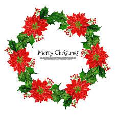 Beautiful Watercolor Christmas Floral Frame Watercolor Color Colorful Png And Vector With Transparent Background For Free Download Floral Wreath Watercolor Blue Flower Painting Flower Drawing Tumblr