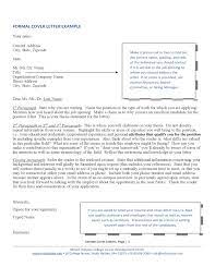 You can still personalize your cover letter, even when you don't know the identity of the hiring manager. Formal Cover Letter Format Example Free Download