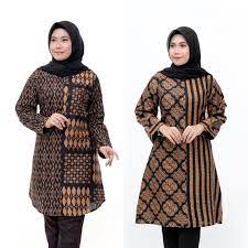 42+ desain model baju batik wanita atasan. Model Baju Batik Wanita Terbaru 2020 Atasan Lengan Panjang Tunik Wanita Gemuk Jumbo Size Shopee Indonesia
