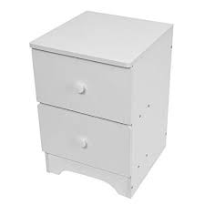 2 Drawers Nightstand Table Storage Wood Cabinet Bedroom Side Storage Bedroom Furniture White 30x32x45 Whi Bedside Lockers Nightstand Storage Bedroom Cabinets