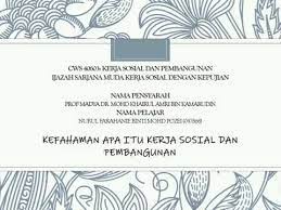 Fakulti kejuruteraan elektrik dan elektronik. Kefahaman Apakah Itu Kerja Sosial Dan Pembangunan Youtube