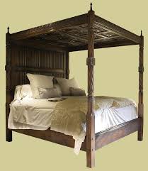 Neo renaissance ii poster canopy bed luxury bedroom furniture set. Four Poster Bed 16th Century Style Handmade Bed Four Poster Bed Carved Beds