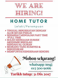 The berkat ialah tempat mencari kerja kosong untuk golongan b40 dan m40. Jawatan Kosong Home Tutor Di Alor Setar Perlis