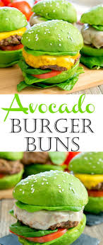 Avocado Burger Buns Recipe Avocado Burger Burger Buns Burger Buns Recipe