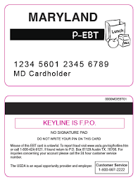 To replace your quest card. Pandemic Electronic Benefit Transfer P Ebt Program Maryland Department Of Human Services