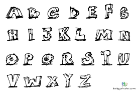 Drucken sie die vorlage aus und schneiden sie die gewünschten buchstaben mit der schere aus. Buchstaben Ausmalen Alphabet Malvorlagen A Z Babyduda