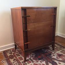 The drawers are shockingly roomy, and since they are removable, you can take one to your bed if you are. Petite Walnut Lingerie Chest With Brass Accents By Basic Witz Epoch
