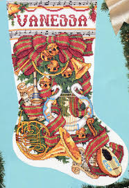 Download the free cross stitch pattern and create your own jolly christmas stockings using six bright shades of dmc floss! Kooler Design Studio The Sounds Of Christmas Stocking Cross Stitch Pattern 123stitch