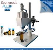 Semi-Automatic Pneumatic Capping Machine Glass Vial Small ...