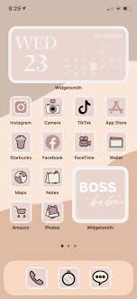 Ios 14 Home Screen Setup Change Icons And Widgets With Aesthetic Customization With Free Icons She Will Spill Iphone Wallpaper App Homescreen Iphone Home Screen Layout