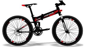 26 inch land rover folding bicycle this land rover bicycle is completely foldable and the size of this foldable bicycle is 26 inch if. Folding Bike Shard Land Rover 20 24 26 Inch 21 Speed Double Suspension Spoke Wheel Mountain Bike