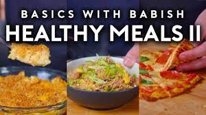 Cauliflower Fried Rice With Mushrooms Starts About 5 02 In Healthier Versions Of Unhealthy Foods Basics With Babish Basic Recipes Healthy Recipes Healthy