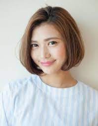 ひし形 ボブ 前髪なし の画像検索結果 前髪なし ボブ ヘアスタイリング 髪型 ボブ