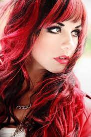 Red Amp Black Oooooo I Like It Long Hair Inspiration Pinterest Shades Of Red Hair Red Hair Color Hair Styles
